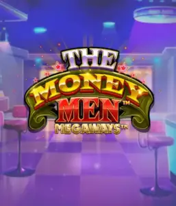 Dive into the thrilling world of The Money Men Megaways slot by Pragmatic Play, featuring a vibrant logo with sparkling stars on a luxurious casino backdrop. This image portrays the excitement and glamour of Megaways slots with its striking colors and design. Perfect for gambling fans craving high-energy gaming. 