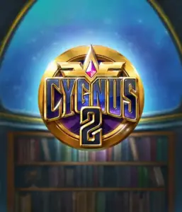 Discover the captivating artwork of Cygnus 2 Slot by ELK Studios, featuring a luxurious golden emblem with a shining color scheme. With a backdrop of a mystical library backdrop, this image evokes the essence of adventure and mystery. 